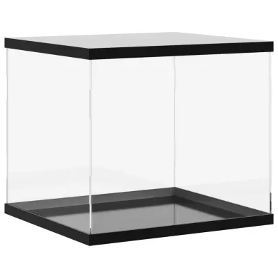 vidaXL Razstavna škatla prozorna 40x36x35 cm akril