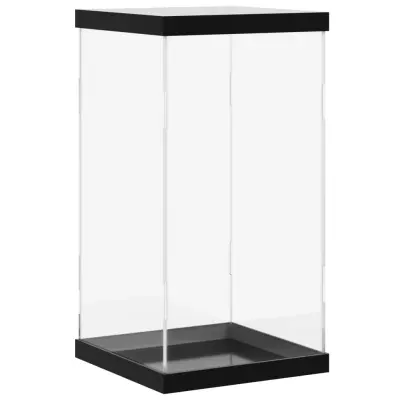 vidaXL Razstavna škatla prozorna 20x20x38 cm akril