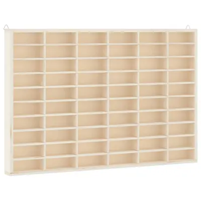 vidaXL Lesena zbirateljska vitrina z 60 predali 60x4,5x40,5 cm