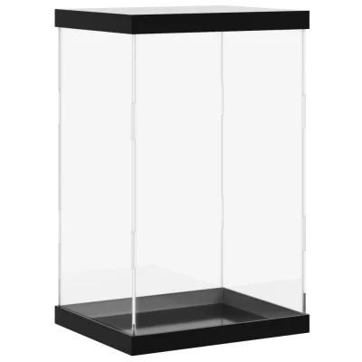 vidaXL Razstavna škatla prozorna 22x18x35 cm akril
