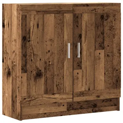 vidaXL Knjižna omara starinski les 82,5x30,5x80 cm inženirski les
