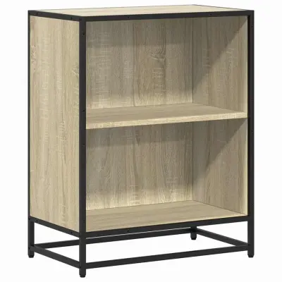 vidaXL Knjižna omara sonoma hrast 60x35x76 cm inženirski les