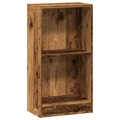 vidaXL Knjižna omara starinski les 40x24x76 cm inženirski les