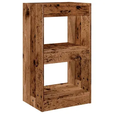 vidaXL Knjižna omara/pregrada starinski les 40x30x72 cm