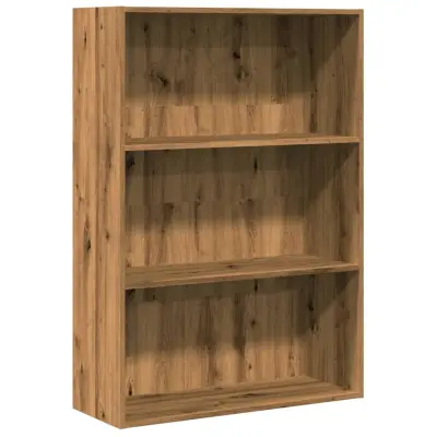 vidaXL Knjižna omara artisan hrast 80x30x114 cm inženirski les