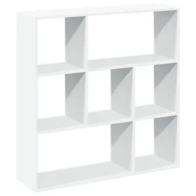 vidaXL Pregrada s knjižno omaro bela 102x29x103,5 cm inženirski les