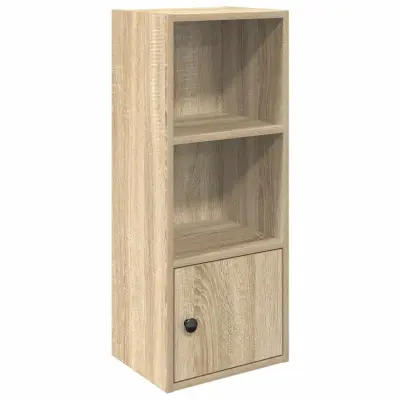 vidaXL Knjižna omara sonoma hrast 31x24x77 cm inženirski les