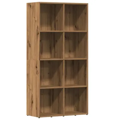 vidaXL Knjižna omara artisan hrast 66x30x130 cm inženirski les