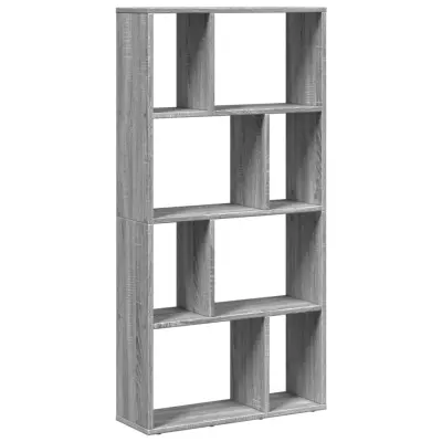vidaXL Knjižna omara siva sonoma 60x20x120 cm inženirski les