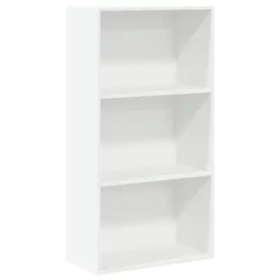 vidaXL Knjižna omara bela 60x30x114 cm inženirski les