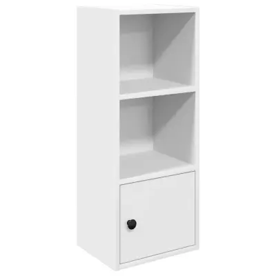 vidaXL Knjižna omara bela 31x24x77 cm inženirski les
