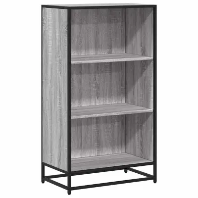vidaXL Knjižna omara siva sonoma 60x35x107,5 cm