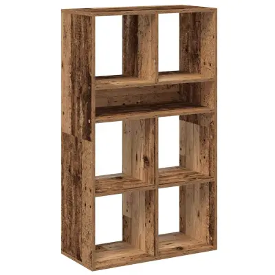 vidaXL Knjižna omara starinski les 66x31x112 cm inženirski les