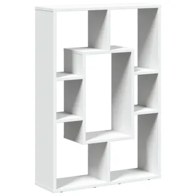 vidaXL Knjižna omara bela 63x20x90 cm inženirski les