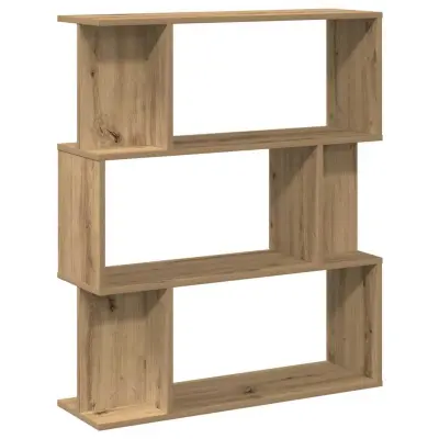 vidaXL Knjižna omara artisan hrast 80x24x96 cm inženirski les