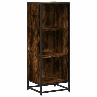 vidaXL Knjižna omara dimljeni hrast 40x35x107,5 cm inženirski les