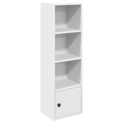 vidaXL Knjižna omara bela 31x24x102 cm inženirski les