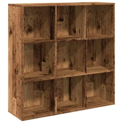 vidaXL Knjižna omara starinski les 98x29x97,5 cm
