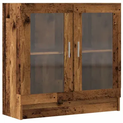 vidaXL Knjižna omara starinski les 82,5x30,5x80 cm inženirski les