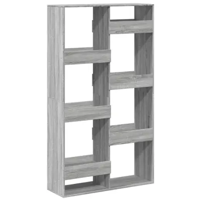 vidaXL Knjižna omara siva sonoma 100x33x175 cm inženirski les