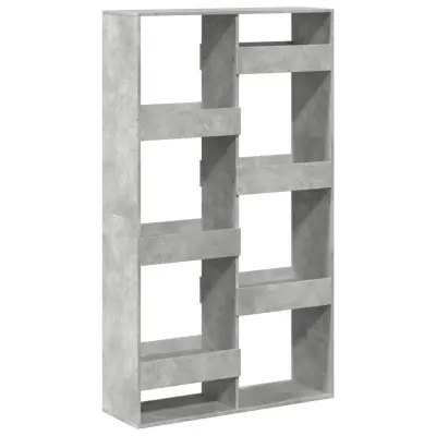 vidaXL Pregrada za prostor betonsko siva 100x33x175 cm inženirski les
