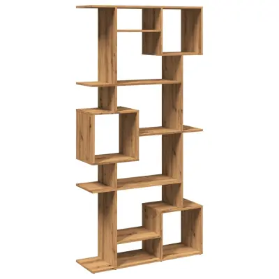 vidaXL Knjižna omara artisian hrast 92x29x188 cm inženirski les