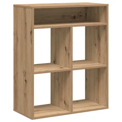 vidaXL Knjižna omara artisan hrast 66x31x80 cm inženirski les