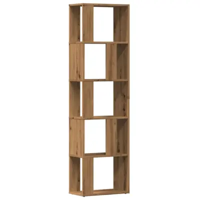 vidaXL Knjižna omara artisan hrast 45x24x159 cm inženirski les