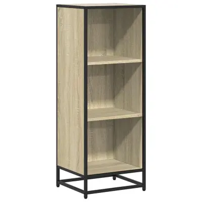 vidaXL Knjižna omara sonoma hrast 40x35x107,5 cm iverna plošča