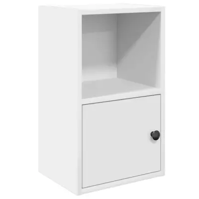 vidaXL Knjižna omara bela 31x24x52 cm inženirski les