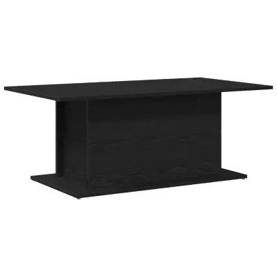 vidaXL Klubska miza Črna Oreh 102x55,5x40 cm Inženirski les