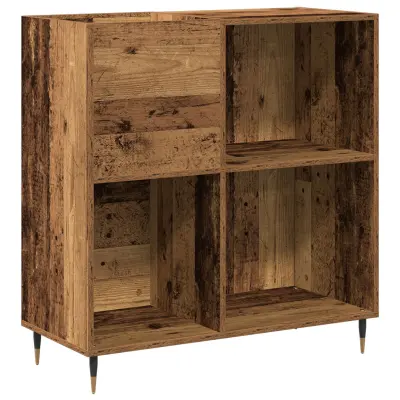 vidaXL Kabinet za zgoščevanje Artisanal hrast 84,5x38x89 cm inženirski les