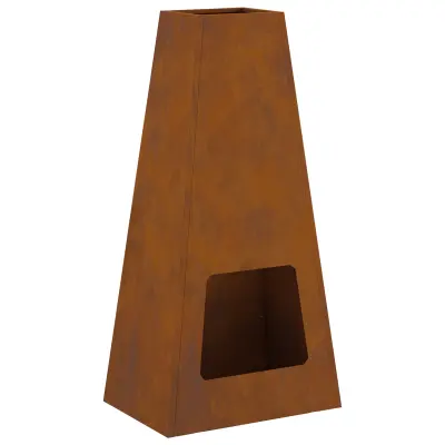 vidaXL Ognjišče 50x35x100 cm Odpornost proti vremenskim vplivom