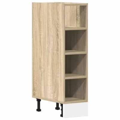 vidaXL Spodnja omarica “Riga” sonoma hrast 20x44,5x81,5cm