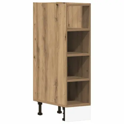 vidaXL Spodnja omarica “Riga” artisan hrast 20x44,5x81,5cm