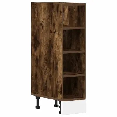 vidaXL Spodnja omarica “Riga” dimljen hrast 20x44,5x81,5cm