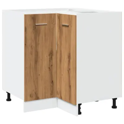 vidaXL Kuhinjska omarica “Lyon” artisan hrast 75,5x75,5x81,5cm