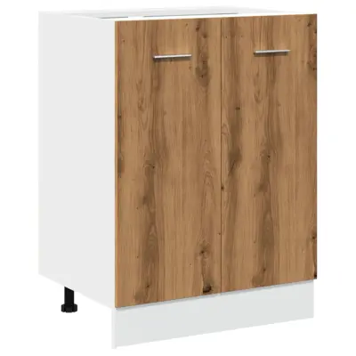vidaXL Spodnja omarica “Lyon” artisan hrast 60x46x81,5cm
