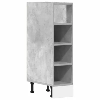 vidaXL Spodnja omarica “Riga” betonsko siv 20x44,5x81,5cm