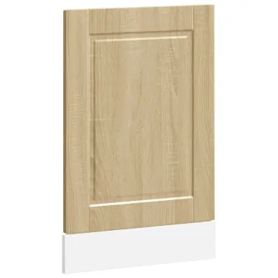 vidaXL Plošča za pomivalni stroj Porto sonoma hrast 45x1,5x67 cm