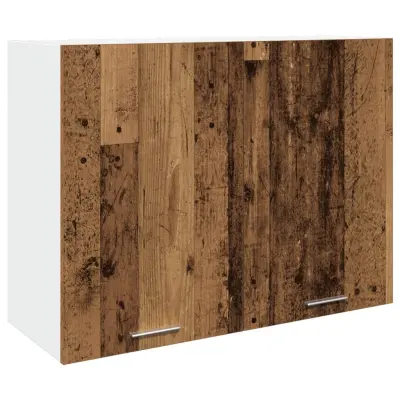 vidaXL Viseča omarica “Lyon” starinski les 80x31x60 cm inženirski les