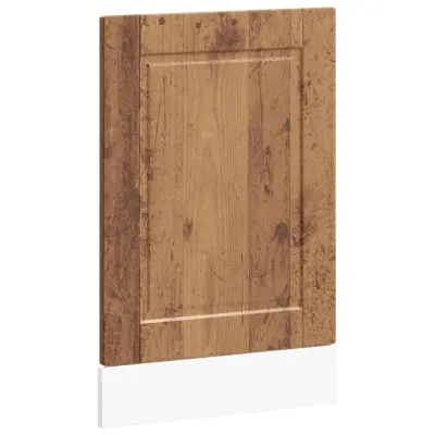 vidaXL Plošča za pomivalni stroj Porto starinski les 45x1,5x67 cm