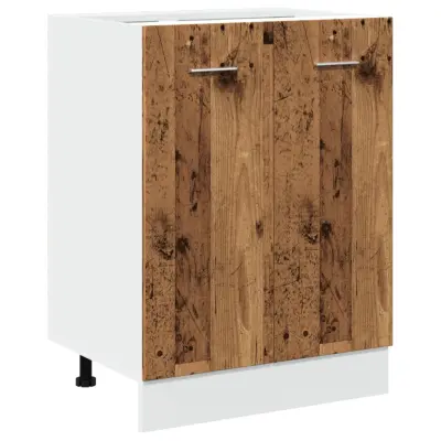 vidaXL Spodnja omarica “Lyon” starinski les 60x46x81,5cm