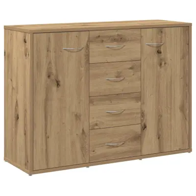 vidaXL Komoda artisian hrast 88x30x64 cm inženirski les