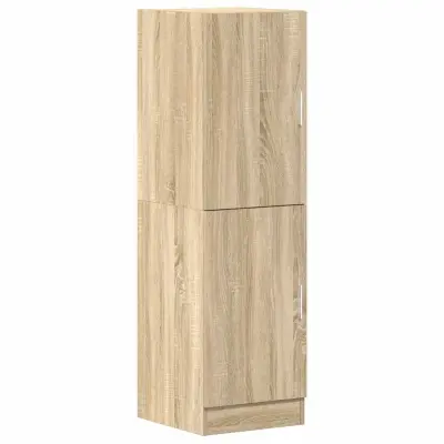 vidaXL Kuhinjska omarica sonoma hrast 38x41,5x131,5 cm inž. les