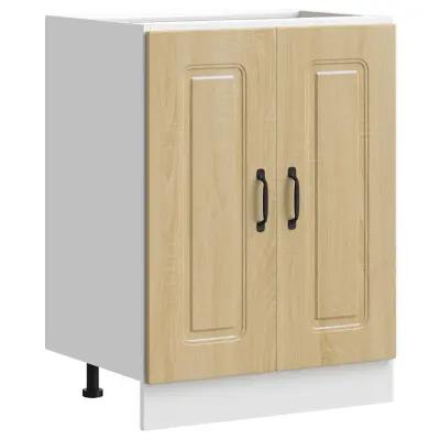vidaXL Osnovna omarica za umivalnik Kalmar sonoma hrast 60x46x81,5 cm