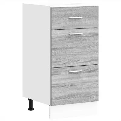 vidaXL Spodnja omarica “Lyon” Grey Sonoma 40x46x81,5cm