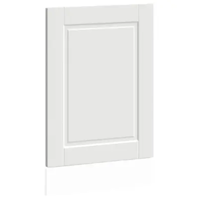 vidaXL Plošča za pomivalni stroj Porto bela 45x1,5x67 cm inž. les