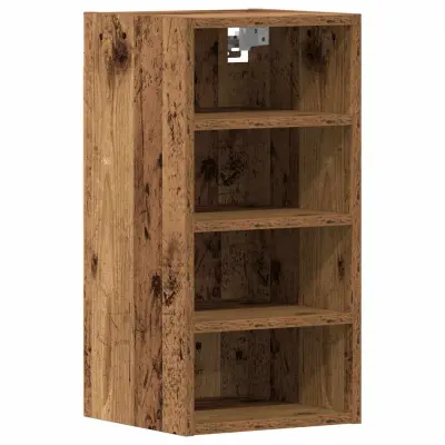 vidaXL Viseča omarica Old Wood 30x29,5x60 cm Inženirski les