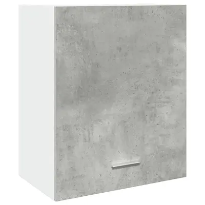 vidaXL Viseča omarica “Lyon” betonsko siva 50x31x60 cm iverna plošča